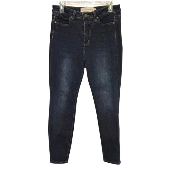 Soft Surroundings Womens Dark Wash Denim Skinny Jeans Size 8 Stretch - Picture 1 of 10